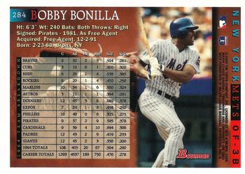 1995 Bowman #284 Bobby Bonilla Back