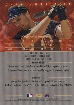 1995 Bowman's Best #64 Chad Curtis Back