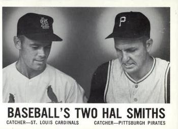 1960 Leaf #94 Baseball's Two Hal Smiths (Hal R. Smith / Hal W. Smith) Front