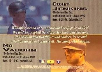1995 Bowman's Best - Refractors #8 Corey Jenkins / Mo Vaughn  Back