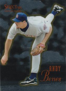 1995 Select Certified #25 Andy Benes Front