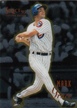 1995 Select Certified #90 Mark Grace Front