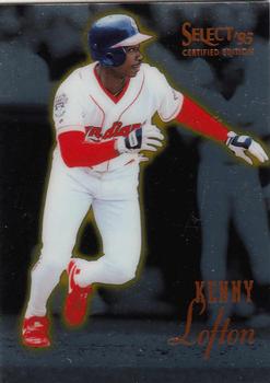 1995 Select Certified #91 Kenny Lofton Front