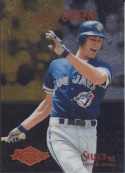1995 Select Certified #105 Shawn Green Front