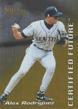 1995 Select Certified - Certified Future #10 Alex Rodriguez Front