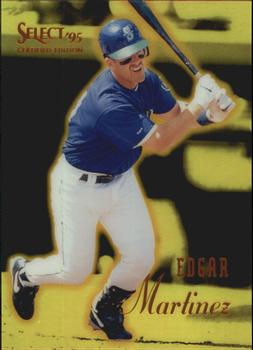 1995 Select Certified - Mirror Gold #24 Edgar Martinez Front