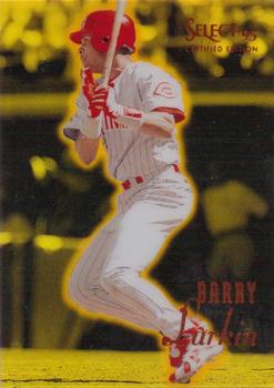 1995 Select Certified - Mirror Gold #27 Barry Larkin Front