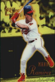 1995 Select Certified - Mirror Gold #48 Manny Ramirez Front
