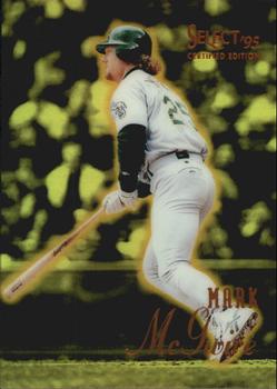1995 Select Certified - Mirror Gold #50 Mark McGwire Front