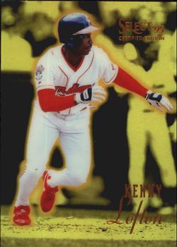 1995 Select Certified - Mirror Gold #91 Kenny Lofton Front