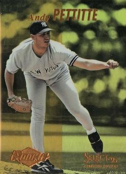 1995 Select Certified - Mirror Gold #96 Andy Pettitte Front
