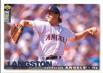 1995 Collector's Choice #103 Mark Langston Front