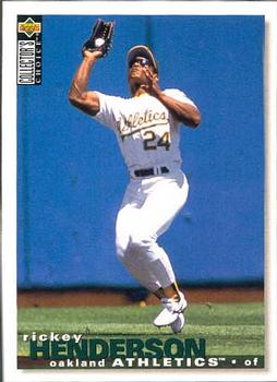 1995 Collector's Choice #125 Rickey Henderson Front