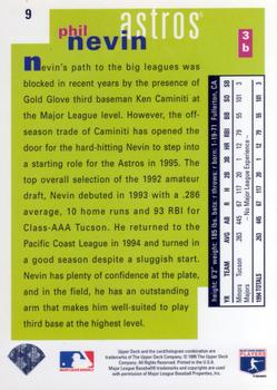 1995 Collector's Choice #9 Phil Nevin Back