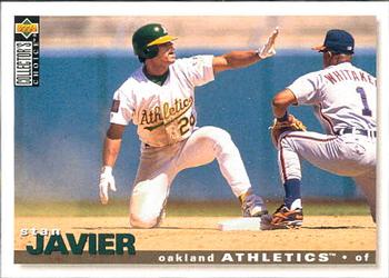 1995 Collector's Choice #129 Stan Javier Front