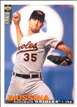 1995 Collector's Choice #340 Mike Mussina Front