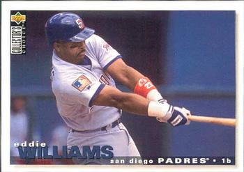1995 Collector's Choice #345 Eddie Williams Front