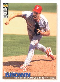 1995 Collector's Choice #394 Kevin Brown Front