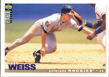 1995 Collector's Choice #443 Walt Weiss Front