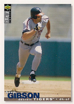 1995 Collector's Choice #472 Kirk Gibson Front