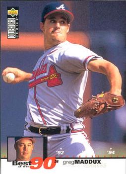 1995 Collector's Choice #63 Greg Maddux Front