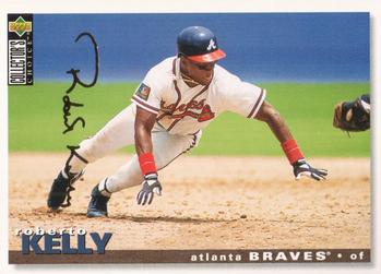 1995 Collector's Choice - Gold Signature #158 Roberto Kelly Front