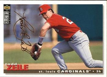 1995 Collector's Choice - Gold Signature #188 Todd Zeile Front