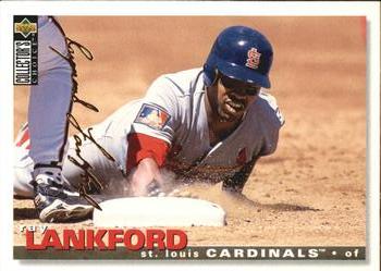 1995 Collector's Choice - Gold Signature #190 Ray Lankford Front