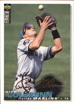 1995 Collector's Choice - Gold Signature #312 Greg Colbrunn Front