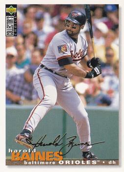 1995 Collector's Choice - Gold Signature #338 Harold Baines Front