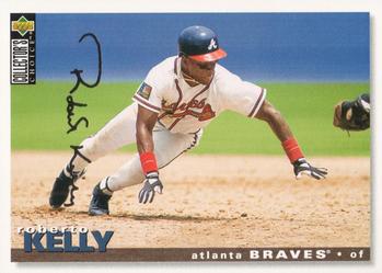 1995 Collector's Choice - Silver Signature #158 Roberto Kelly Front