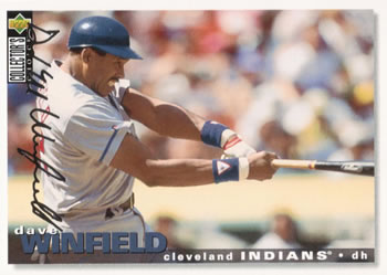 1995 Collector's Choice - Silver Signature #280 Dave Winfield Front