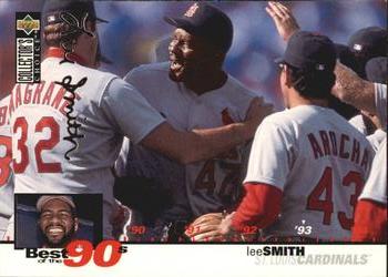 1995 Collector's Choice - Silver Signature #57 Lee Smith Front