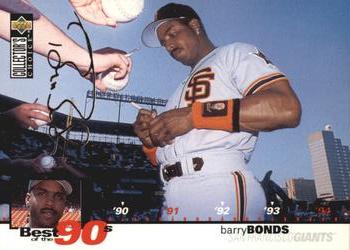 1995 Collector's Choice - Silver Signature #60 Barry Bonds Front