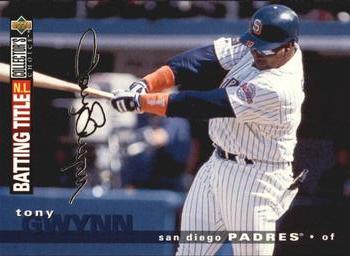 1995 Collector's Choice - Silver Signature #73 Tony Gwynn Front