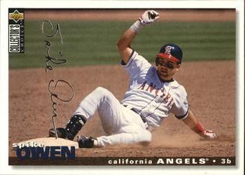 1995 Collector's Choice - Silver Signature #93 Spike Owen Front
