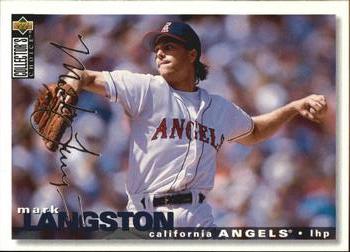 1995 Collector's Choice - Silver Signature #103 Mark Langston Front