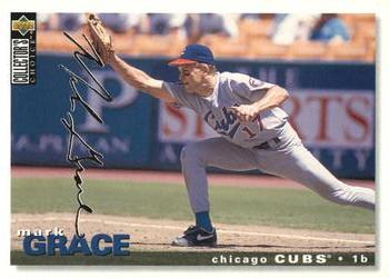 1995 Collector's Choice - Silver Signature #205 Mark Grace Front