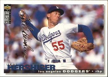 1995 Collector's Choice - Silver Signature #229 Orel Hershiser Front