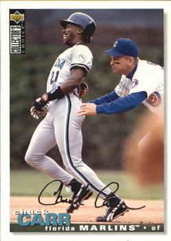 1995 Collector's Choice - Silver Signature #299 Chuck Carr Front
