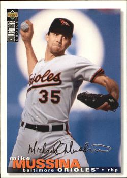 1995 Collector's Choice - Silver Signature #340 Mike Mussina Front