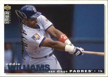 1995 Collector's Choice - Silver Signature #345 Eddie Williams Front