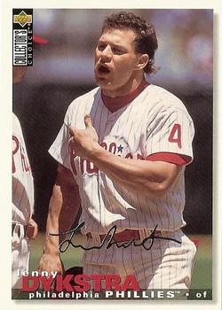 1995 Collector's Choice - Silver Signature #365 Lenny Dykstra Front
