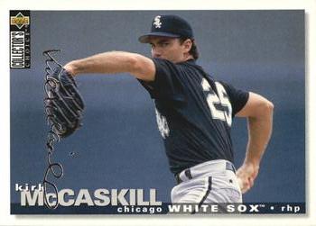 1995 Collector's Choice - Silver Signature #496 Kirk McCaskill Front