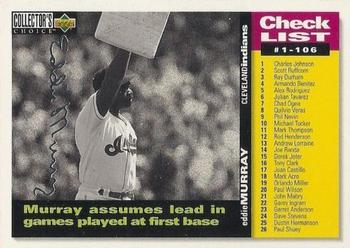 1995 Collector's Choice - Silver Signature #526 Eddie Murray Front