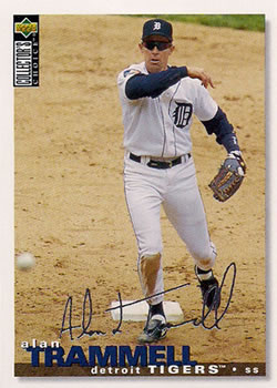 1995 Collector's Choice - Silver Signature #471 Alan Trammell Front