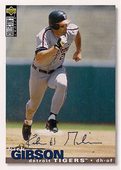 1995 Collector's Choice - Silver Signature #472 Kirk Gibson Front