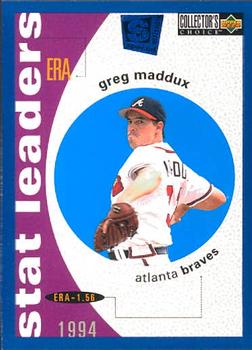 1995 Collector's Choice SE #142 Greg Maddux Front