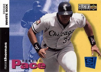 1995 Collector's Choice SE #29 Frank Thomas Front