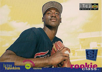 1995 Collector's Choice SE #7 LaTroy Hawkins Front
